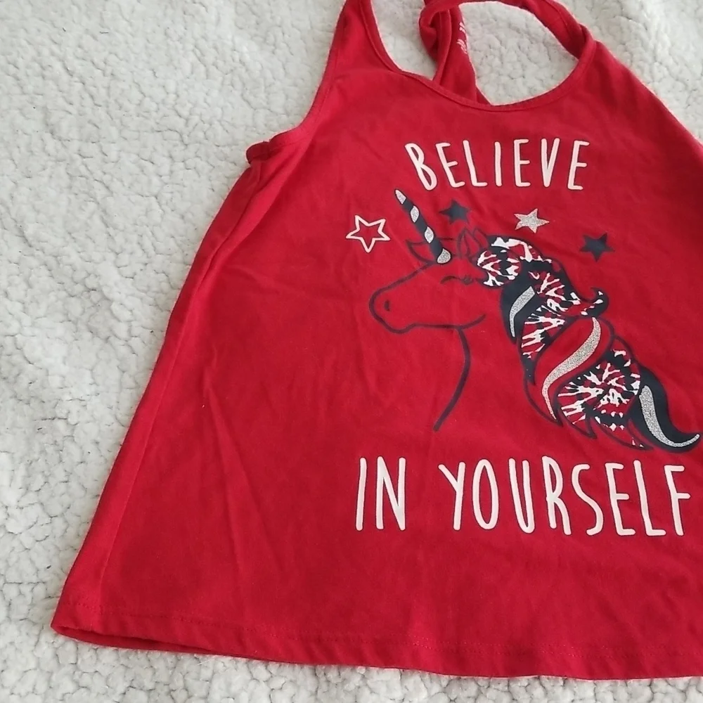 Way To Celebrate Patriotic Girl's Tank